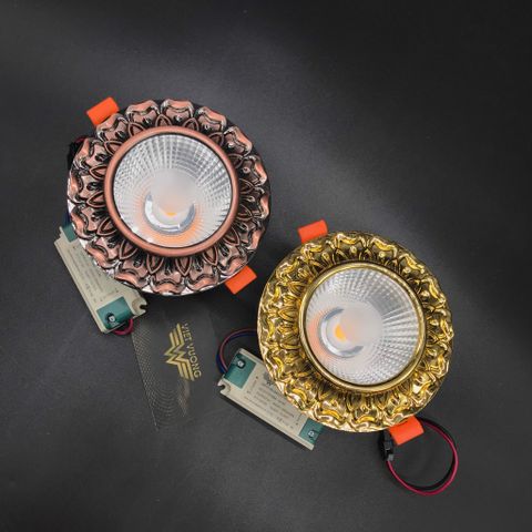 Đèn LED Downlight VCD Việt Vương Thiết kế tinh xảo, cầu kỳ, rất phù hợp với kiểu kiến trúc tân cổ điển