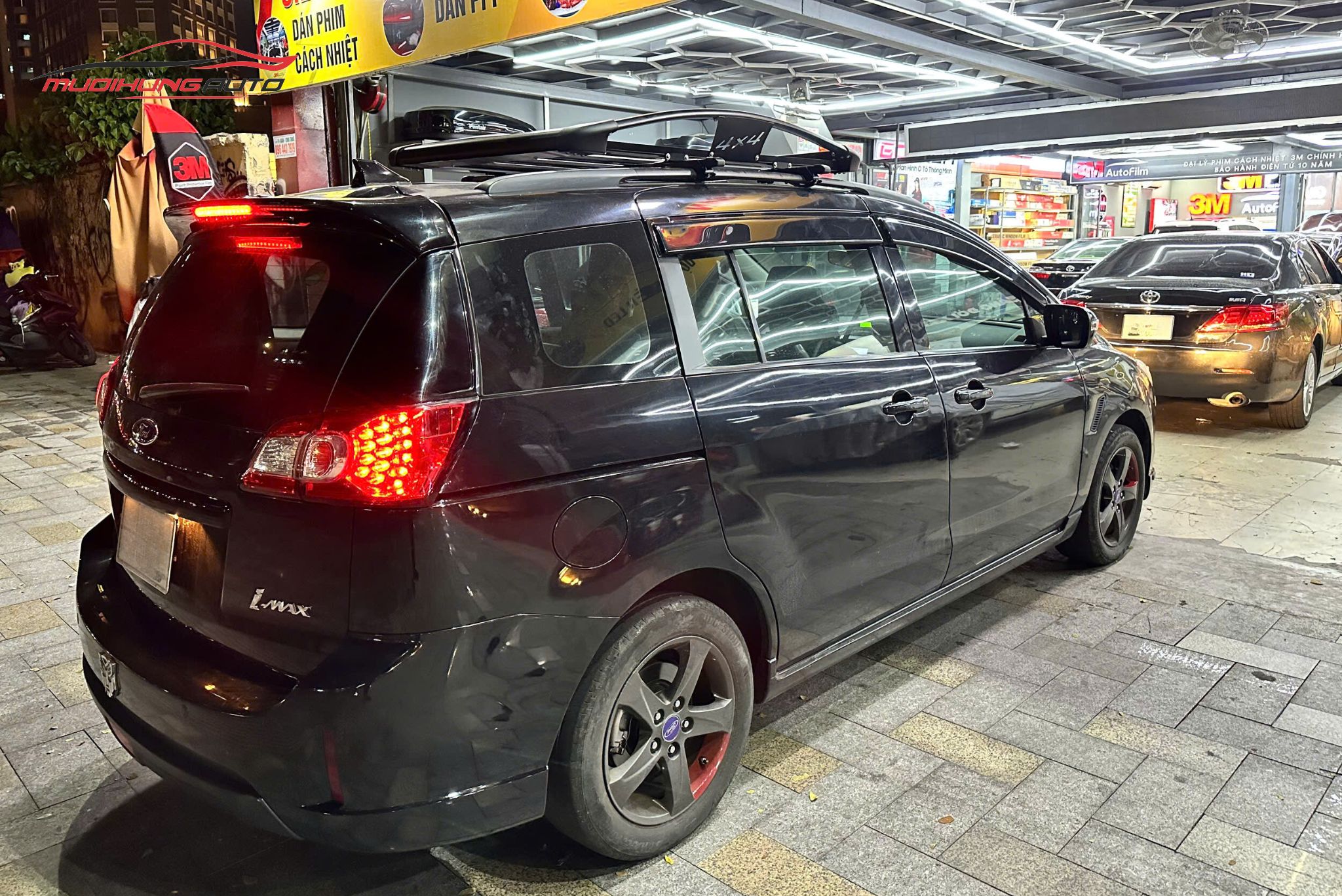 Lắp baga mui Yaki 129cm CP-439 cho ô tô Ford Imax 2009