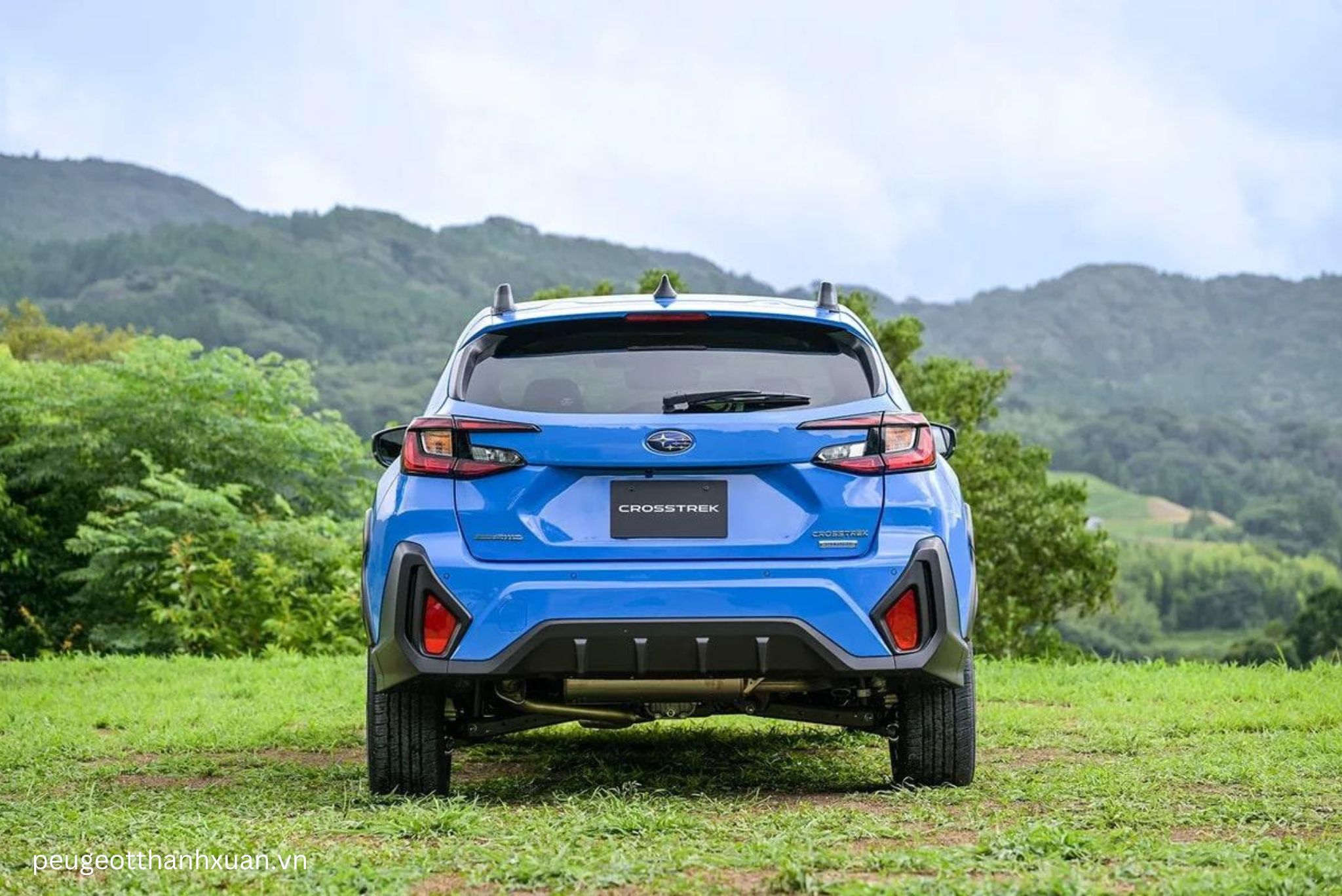 Subaru Crosstrek 2025 thiết kế cản sau hầm hố, mạnh mẽ