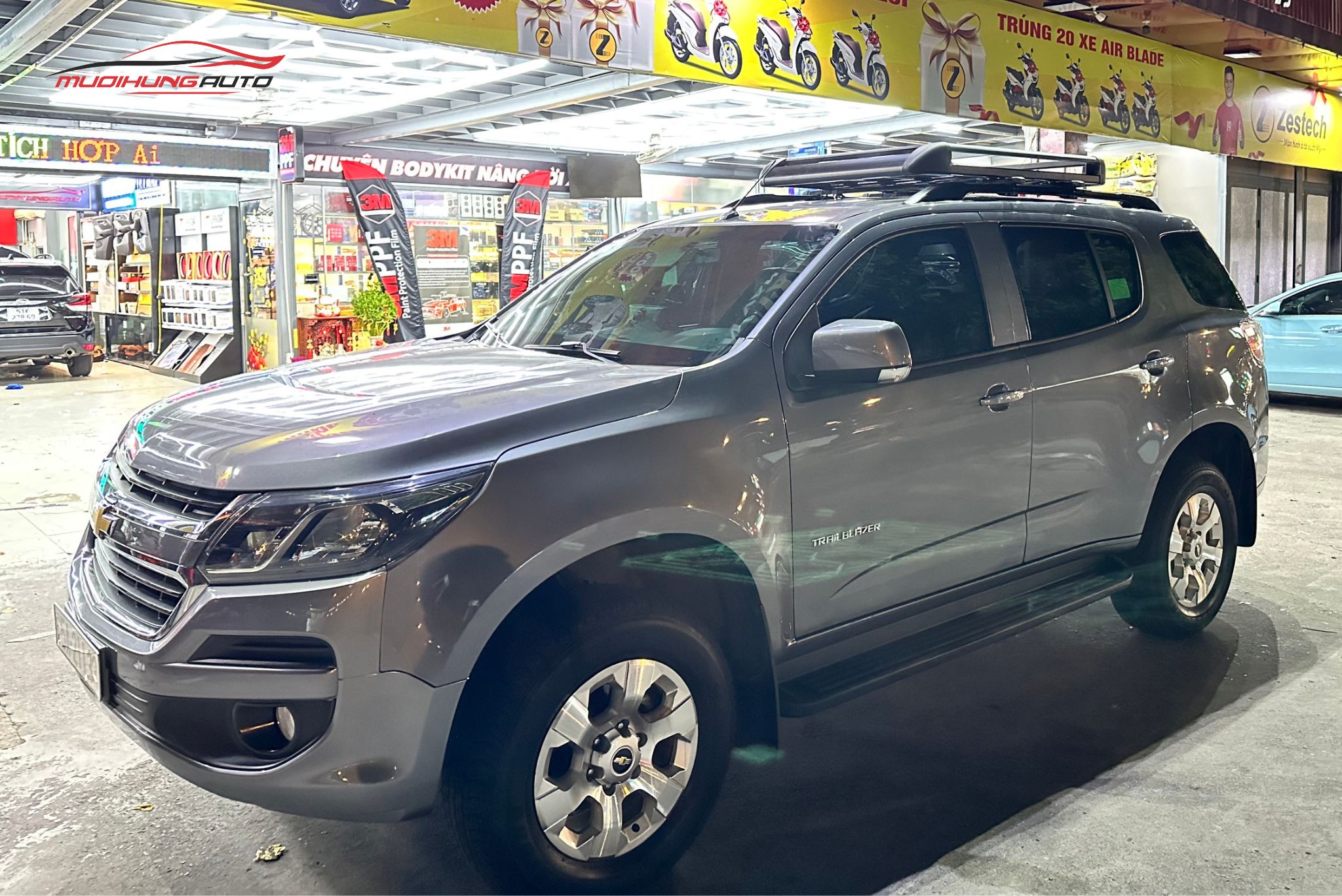 Lắp baga mui Yaki 127cm CP-307 xe Chevrolet Trailblazer 2018