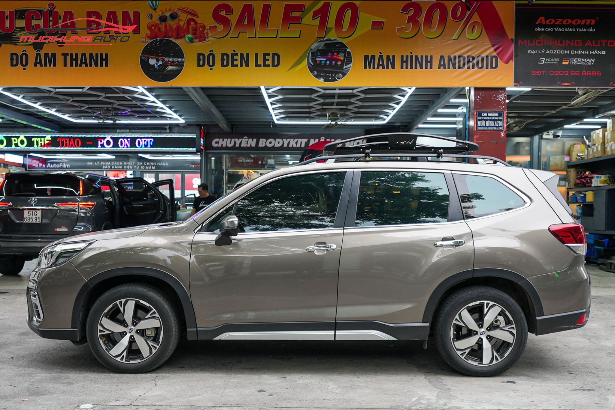 Baga mui Yaki 129cm CP-439 cho ô tô Subaru Forester 2022