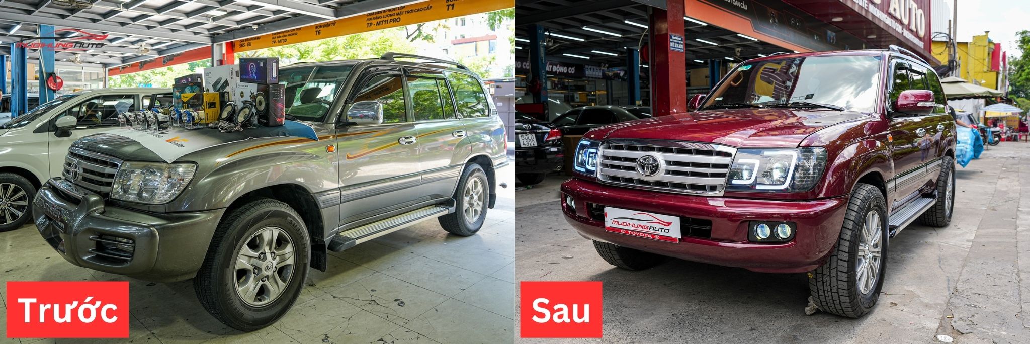 Sơn Đổi Màu Xe Ô Tô Toyota Land Cruiser 2005