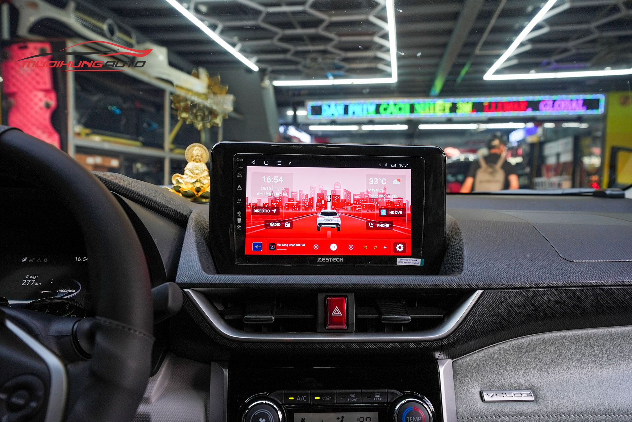 Lắp Màn Hình Zestech S100J Cho Xe Ô Tô Toyota Veloz Cross