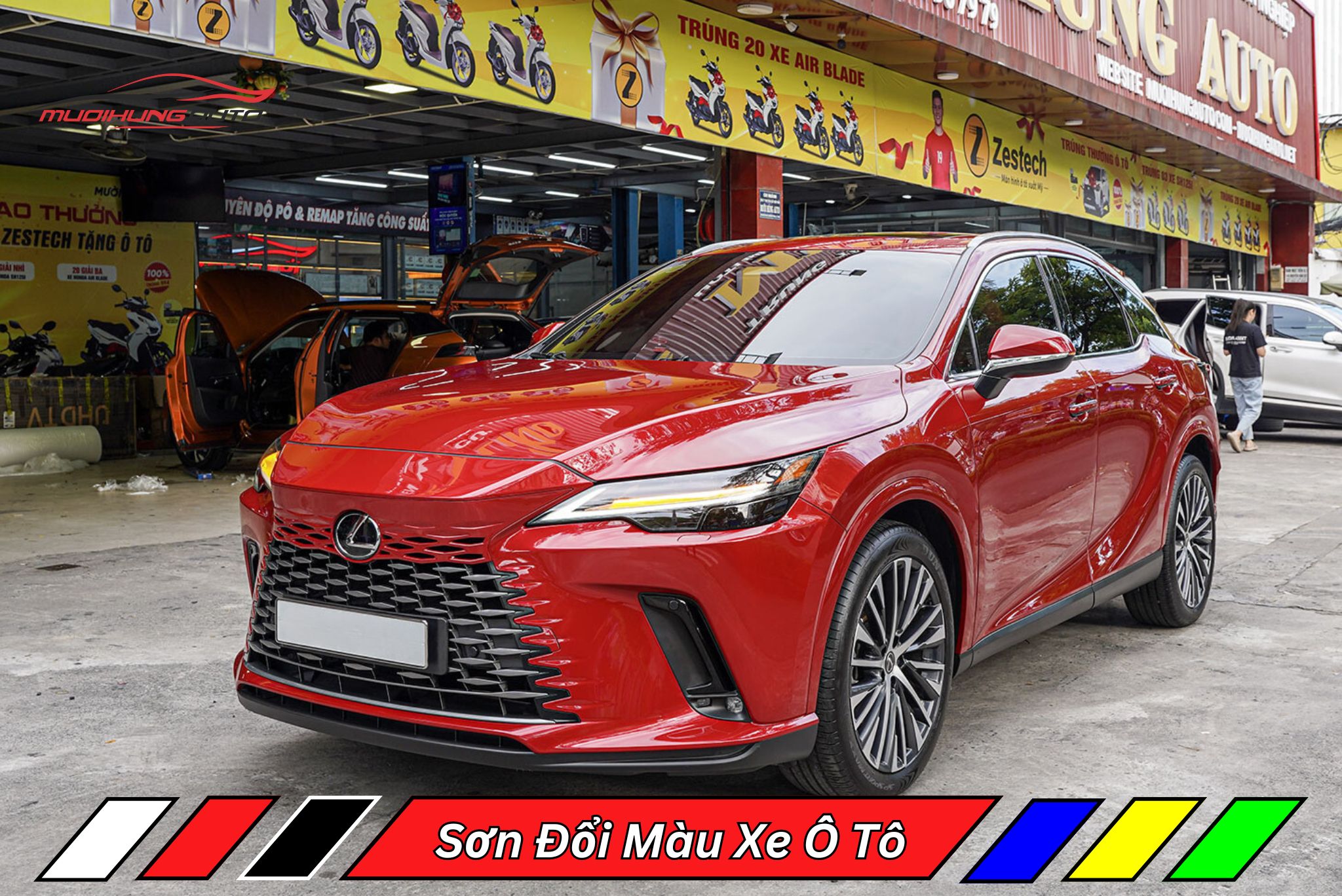 Sơn Đổi Màu Xe Ô Tô Lexus RX350 2023