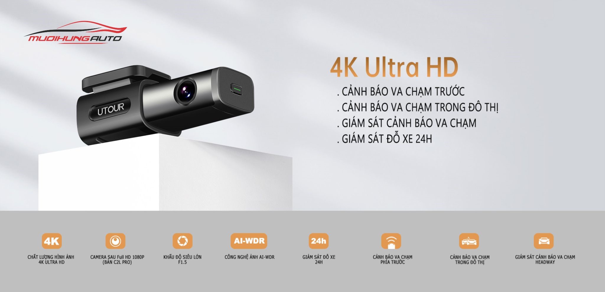 Lắp UTOUR C2L cho xe Vinfast Minio Green