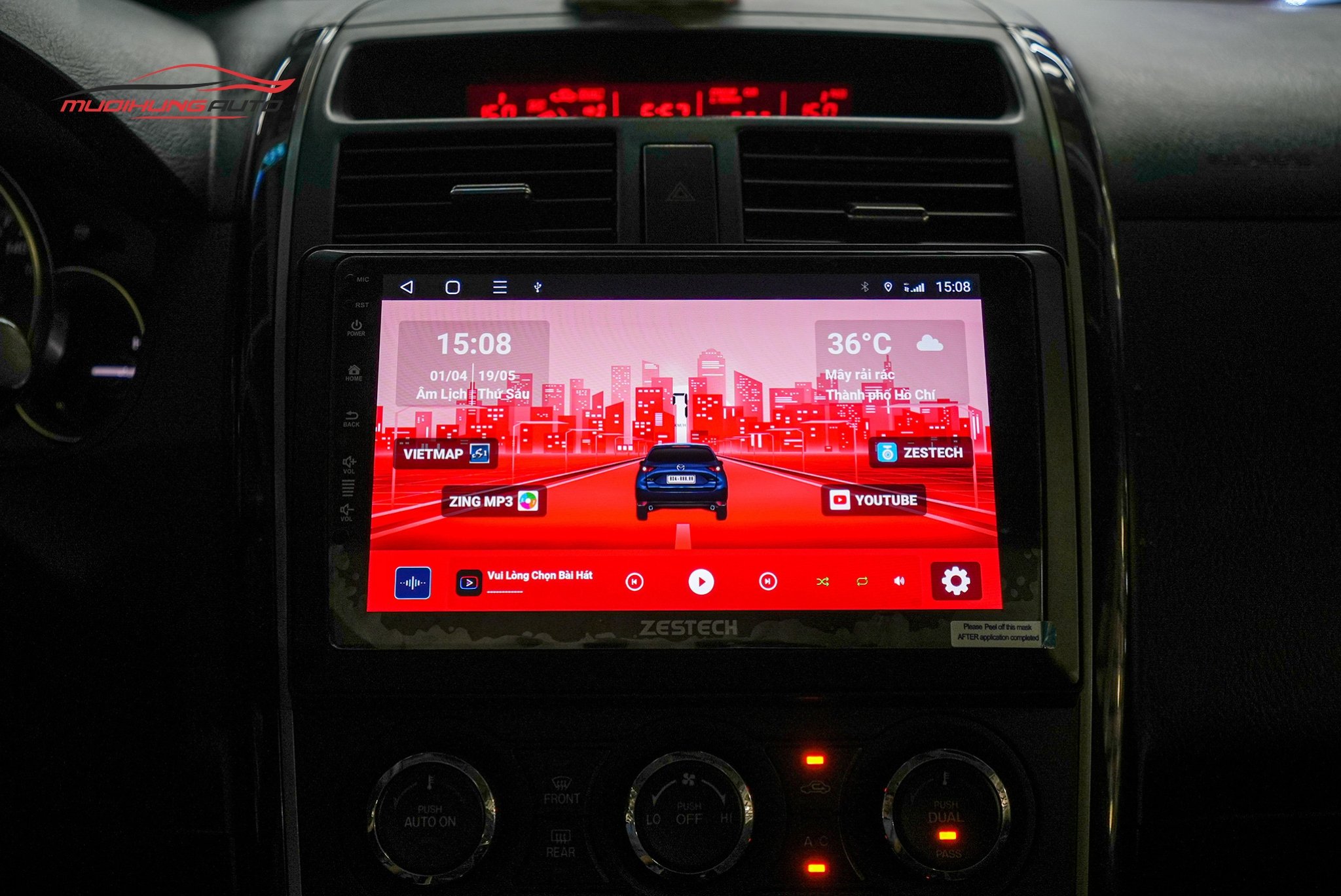 Lắp Màn Hình Zestech S100J Cho Xe Ô Tô Mazda CX-9