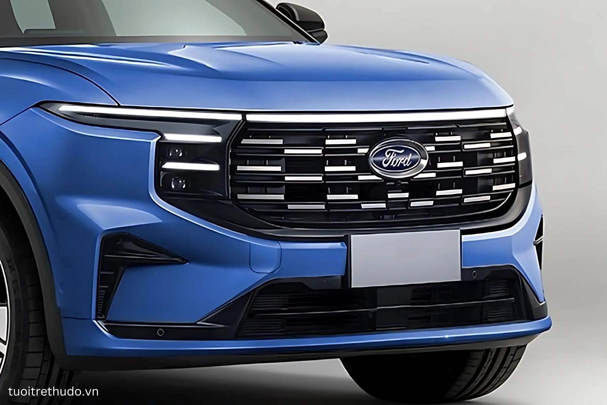 Ford Ecosport 2025 sở hữu cụm lưới tản nhiệt sắc sảo