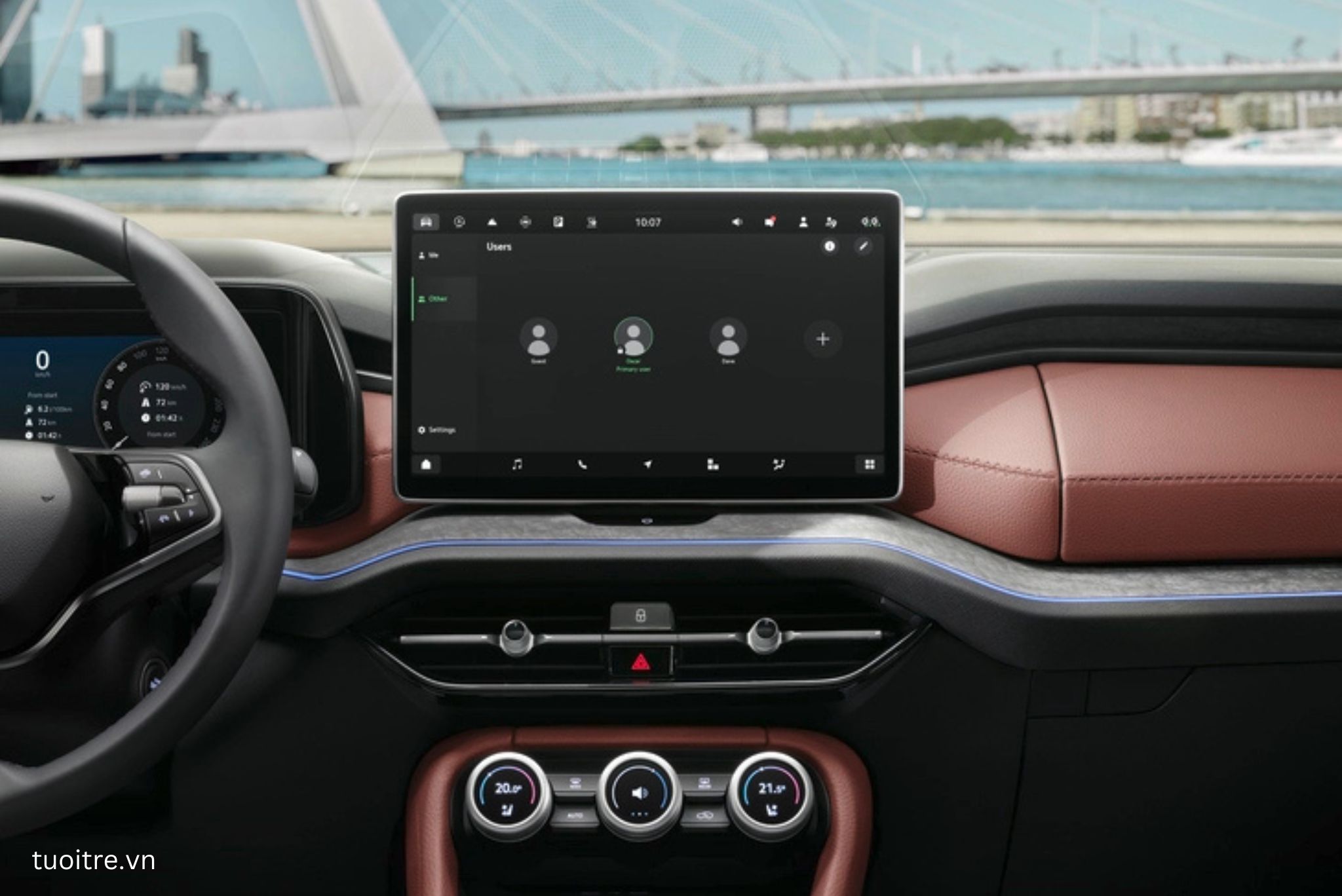 Skoda Kodiaq 2025 trang bị màn hình cảm ứng 13 inch