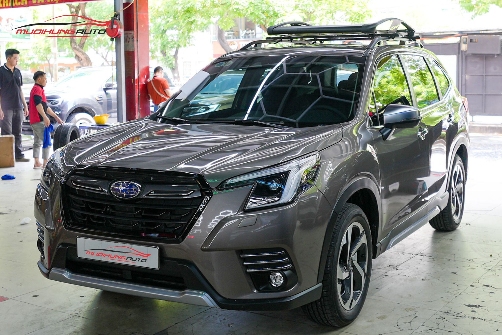 Lắp baga mui Yaki 129cm CP-439 cho Subaru Forester 2024
