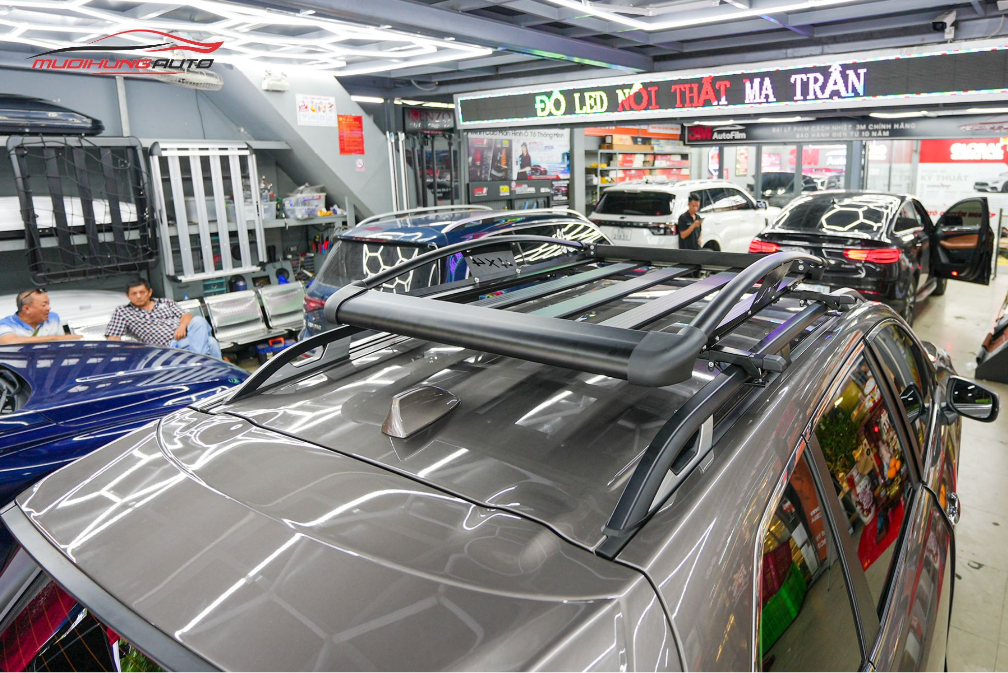 Lắp baga mui Yaki 129cm CP-439 ô tô Subaru Forester 2024