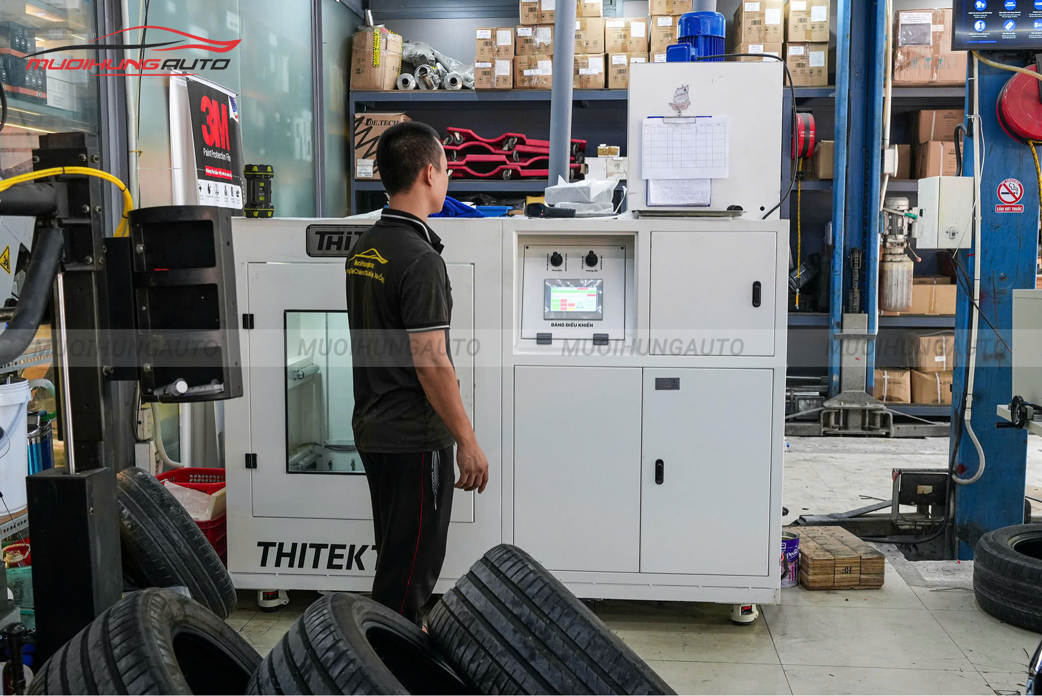 MƯỜI HÙNG AUTO TUYỂN DỤNG KỸ THUẬT VIÊN TRÁNG LỐP CHỐNG ĐINH Ô TÔ