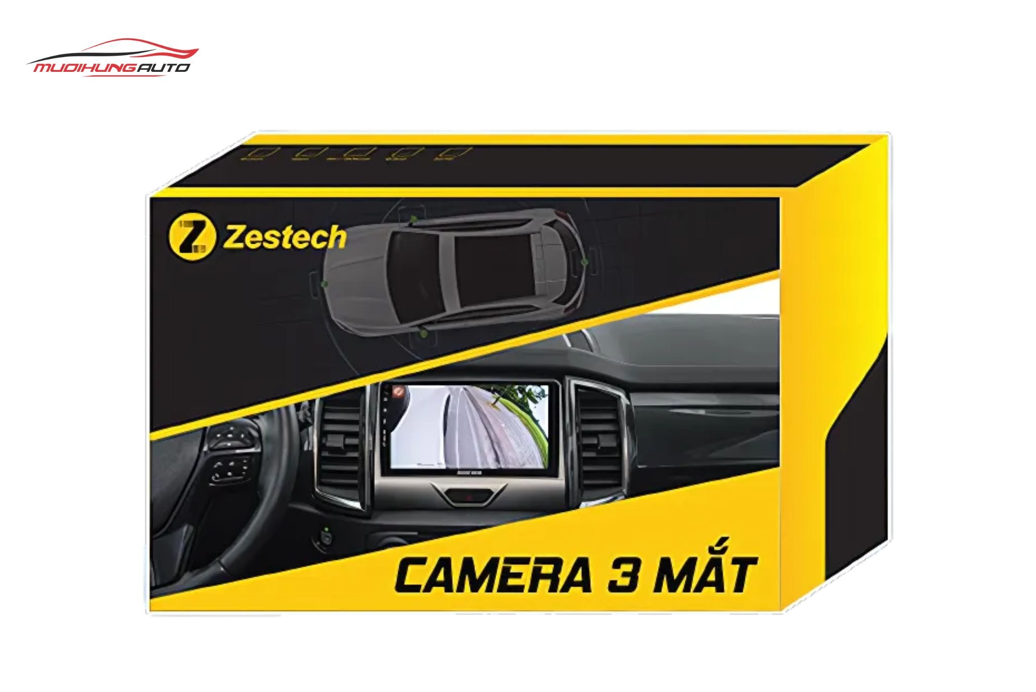 Lắp Camera 3 Mắt Cho Xe Ford Ranger 2024