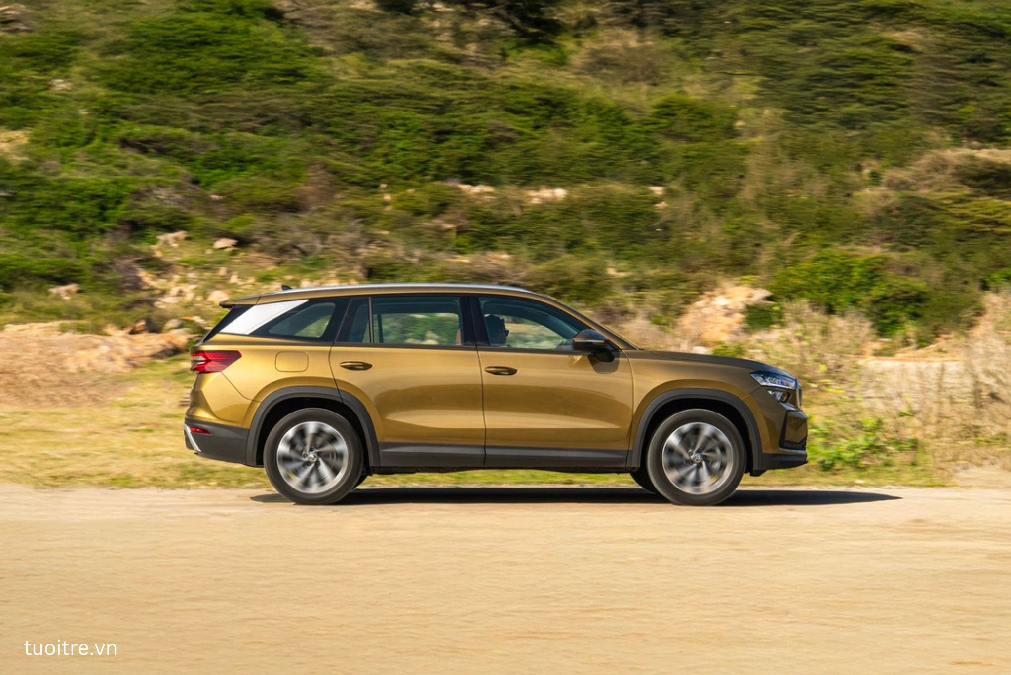 Skoda Kodiaq 2025 có thân xe dài hơn các phiên bản cũ