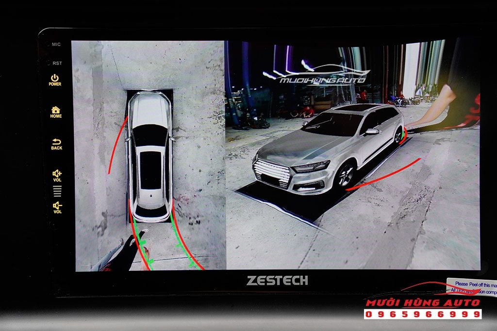 Màn Hình DVD Android Zestech Tại Mười Hùng Auto