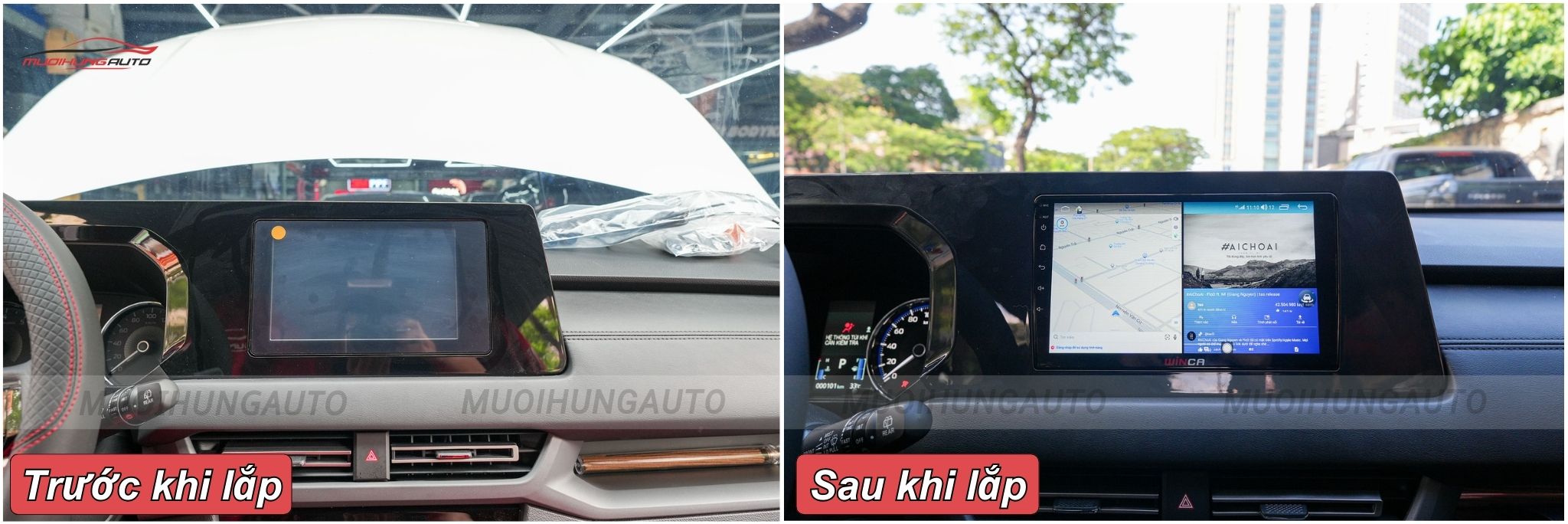 Lắp Màn Hình Android Ô Tô Tại Huyện Nhà Bè