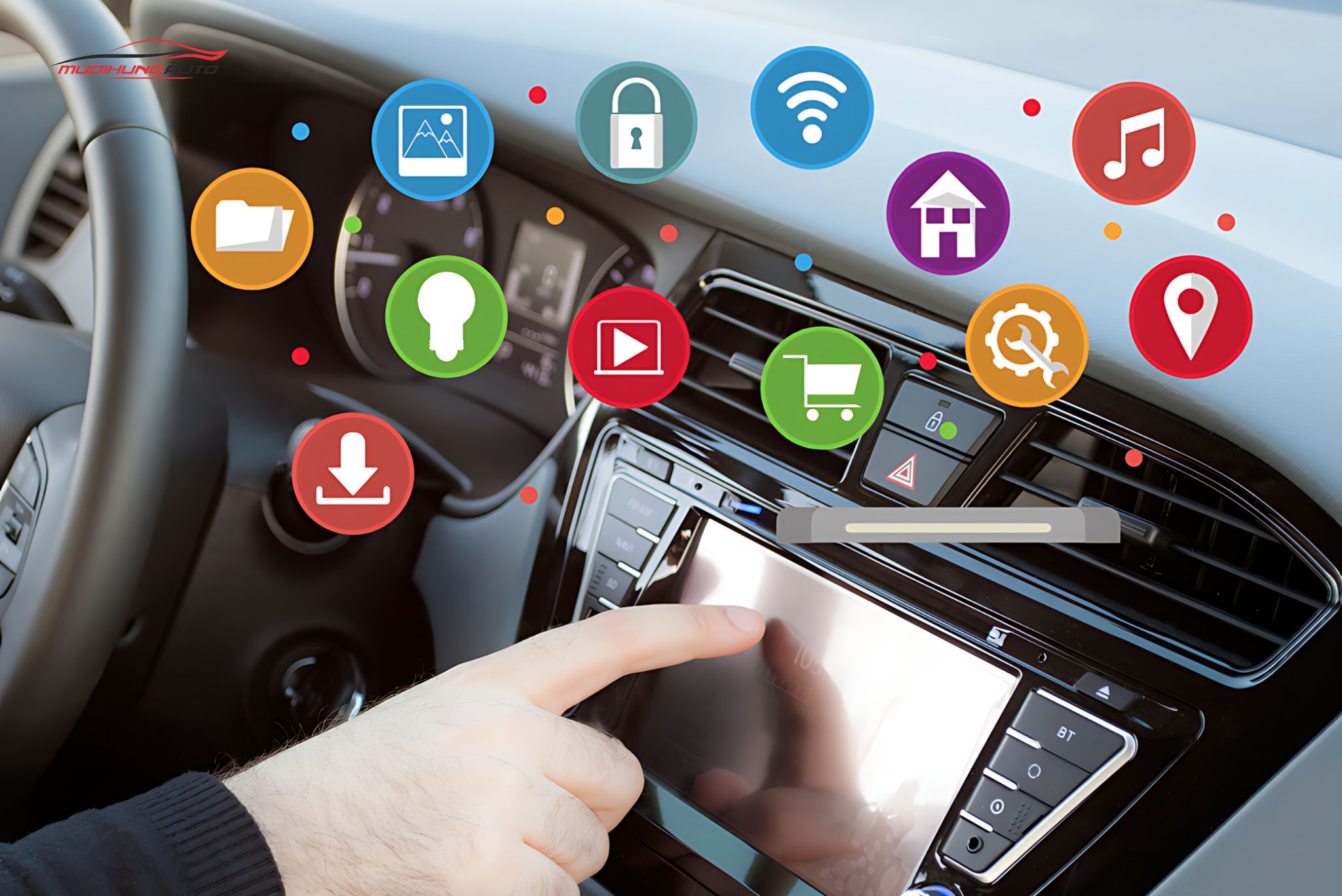 Android auto box Msport AI Ram 4GB