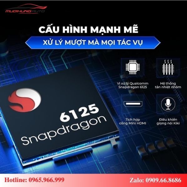 Android Box cho ô tô Audi E-Tron có cấu hình mạnh mẽ