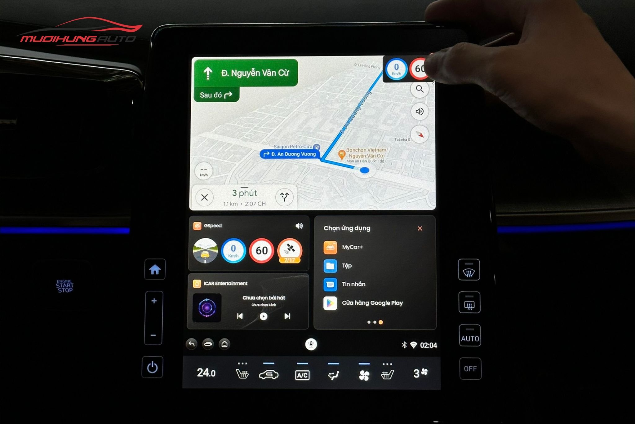 Lắp Elliview D5 Cho Xe Hyundai Custin