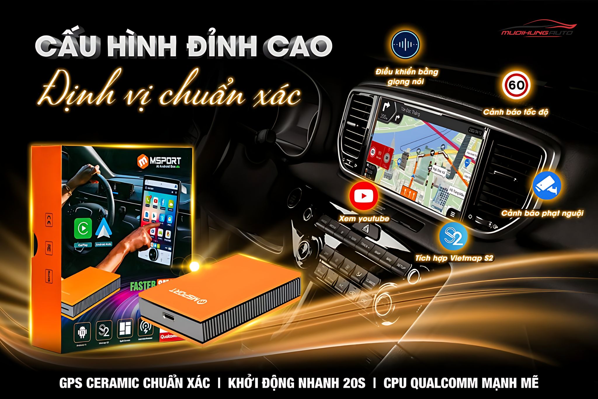 Android box Msport AI Ram 4GB