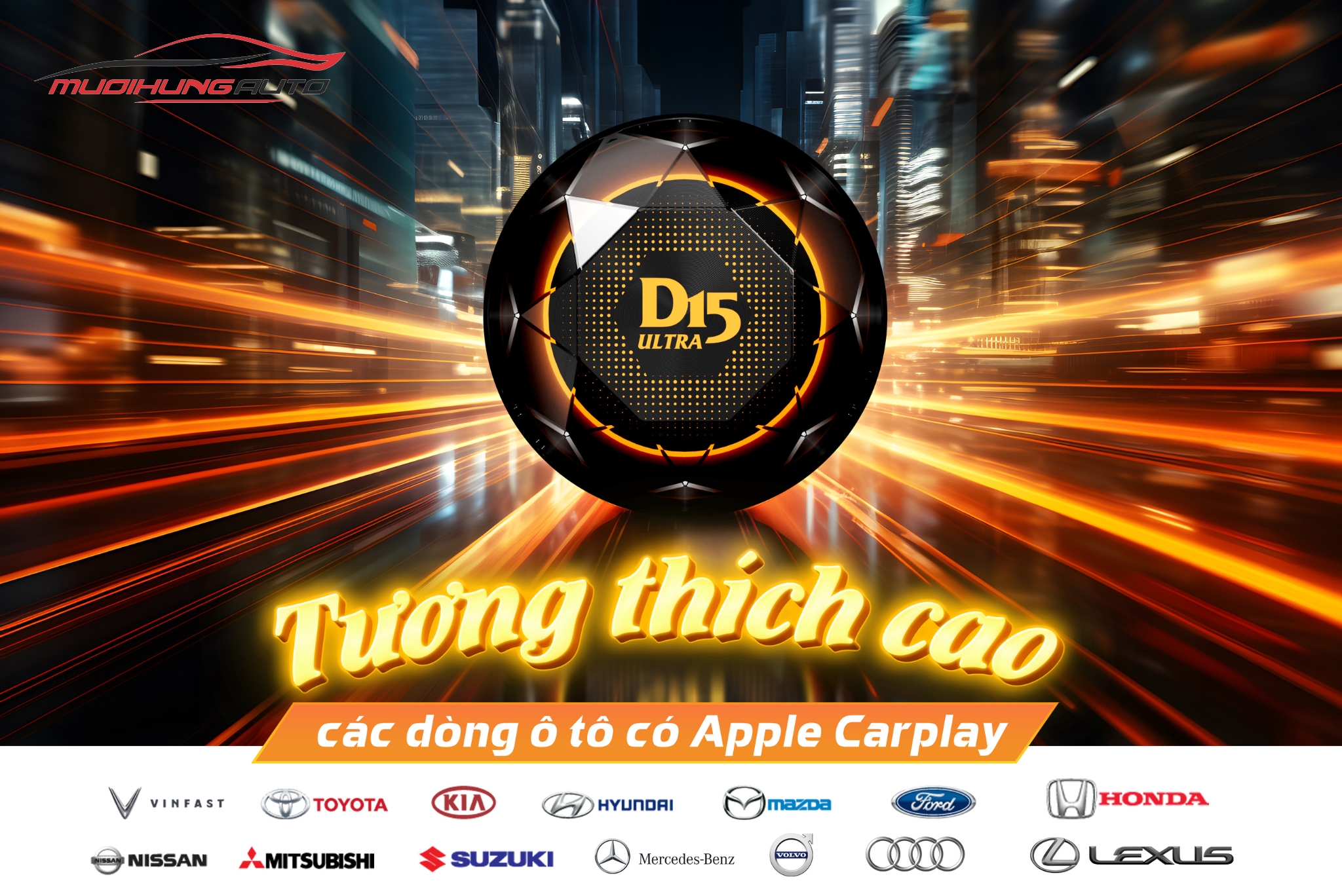 Android box ô tô HTD D15 Ultra