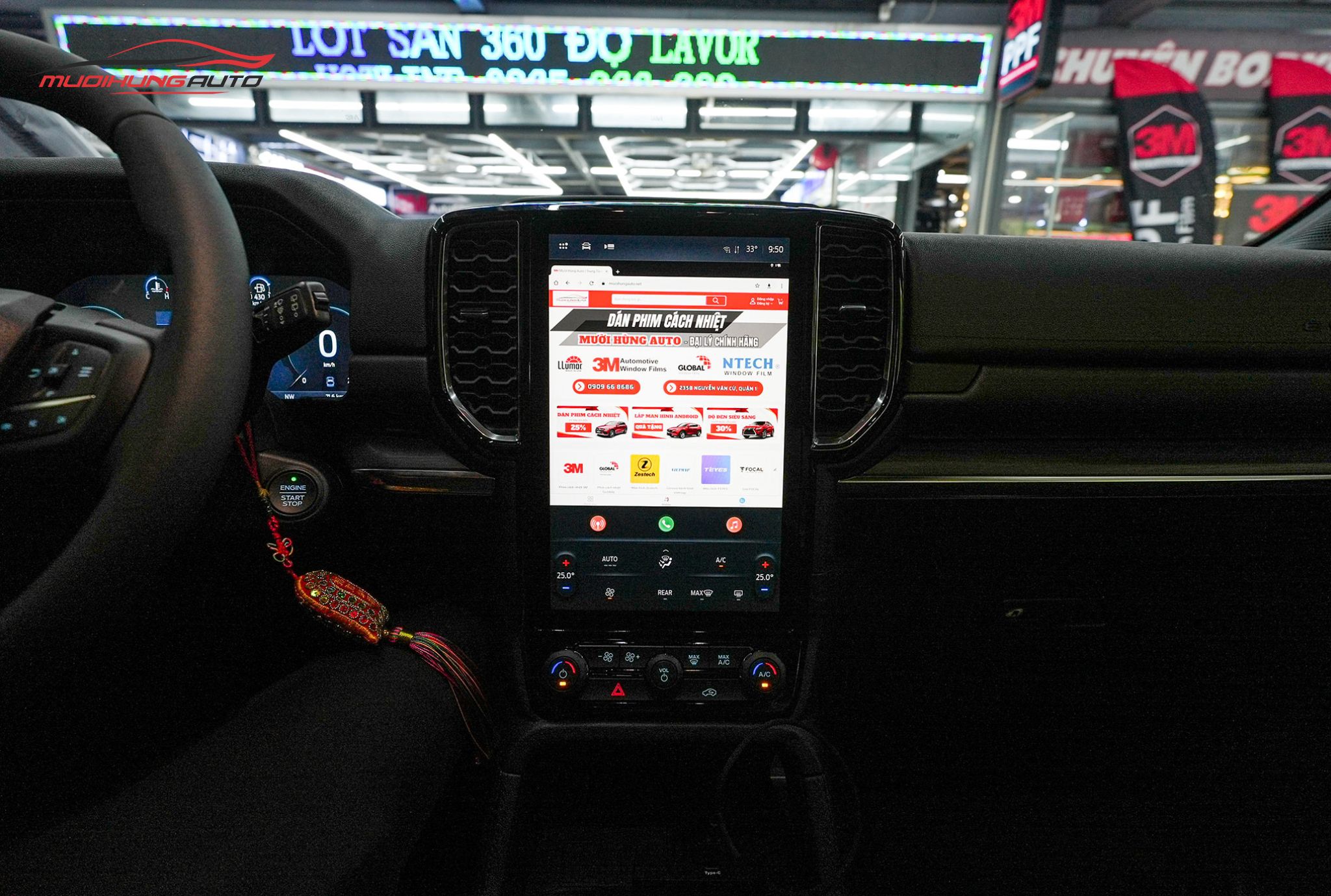 Lắp Zestech DX14 Plus Cho Xe Ford Everest 2024