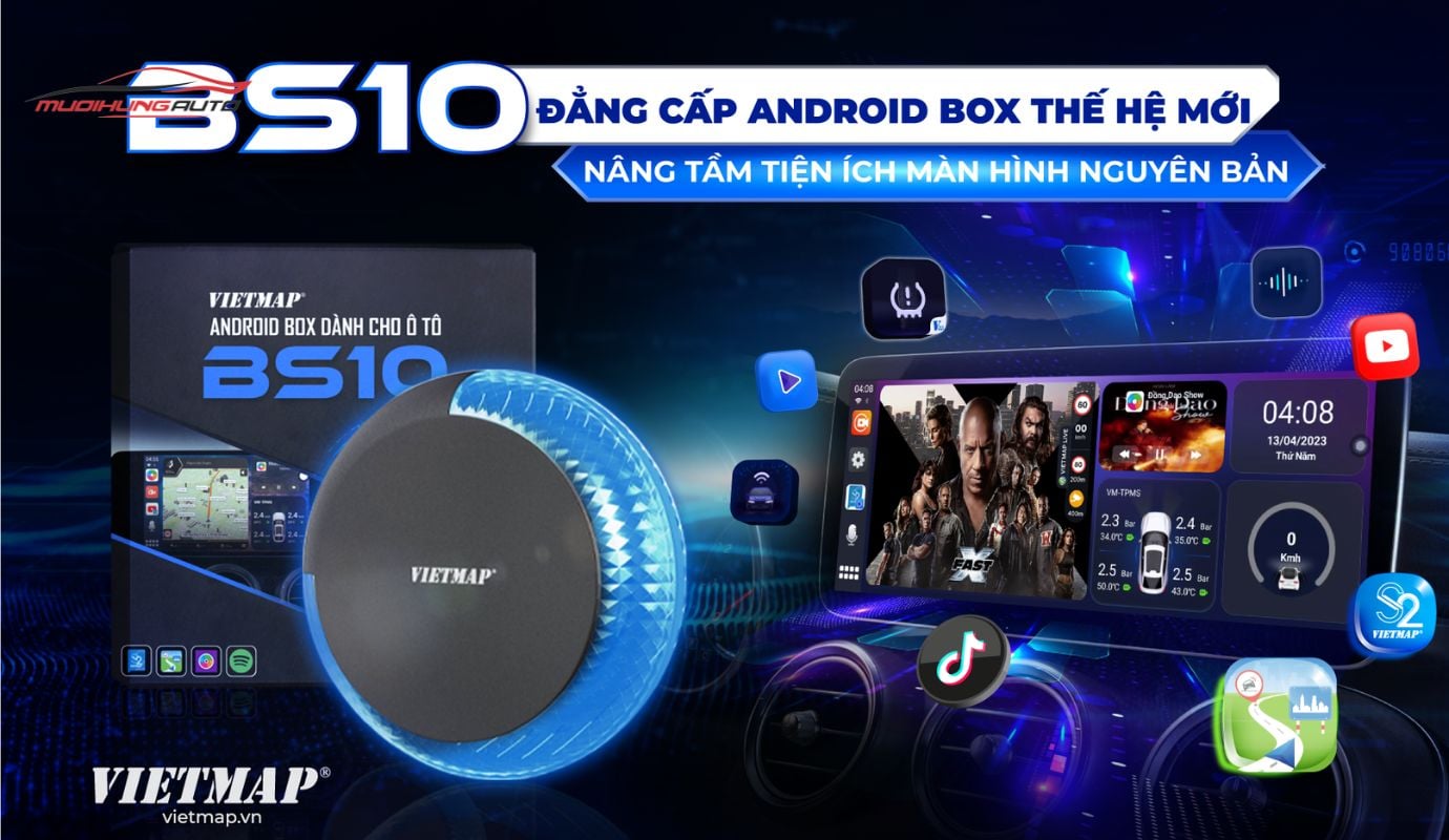 Android Box Vietmap BS10 Chính Hãng