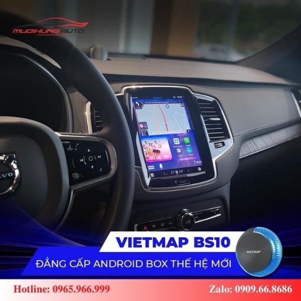 Android box Vietmap cho xe Volvo XC90