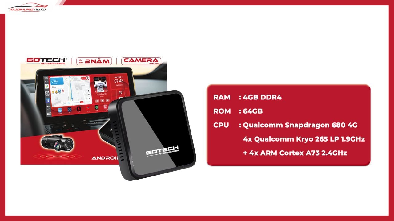 Android Box xe hơi Gotech GB4