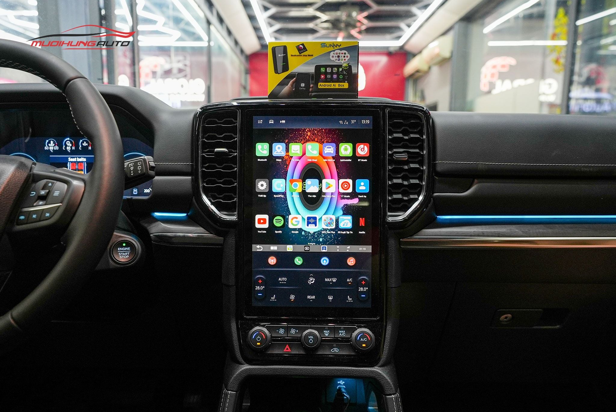 Android box xe hơi Sunny X-live Pro