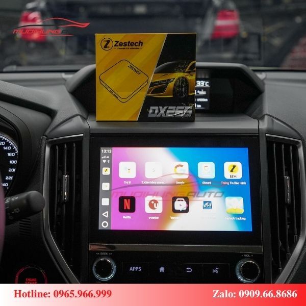 Android box Zestech cho ô tô Subaru Outback 2023