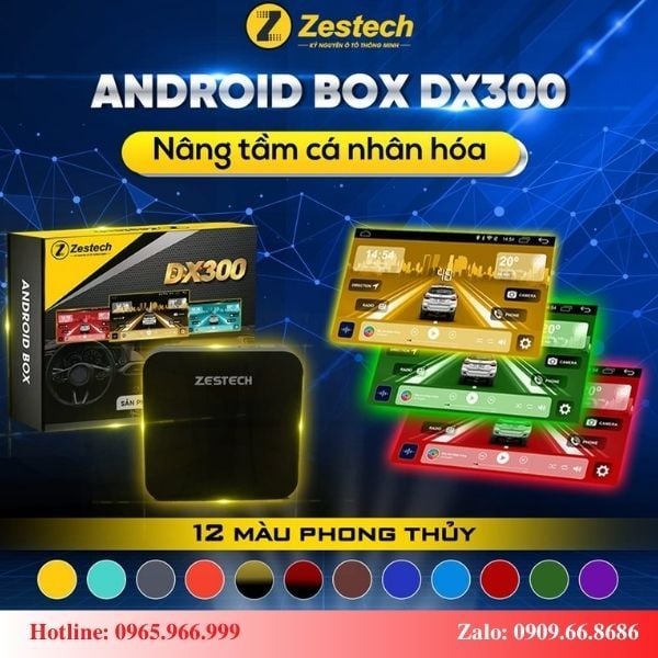 Android box Zestech cho xe Land Rover Velar
