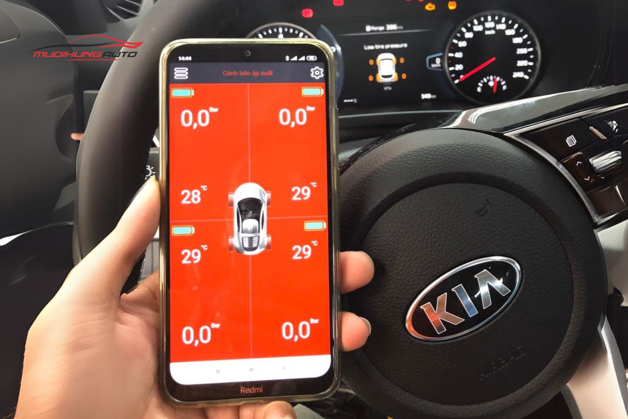 Lắp Cảm Biến Áp Suất Lốp ICAR Ellisafe i31 Cho Xe Kia Seltos