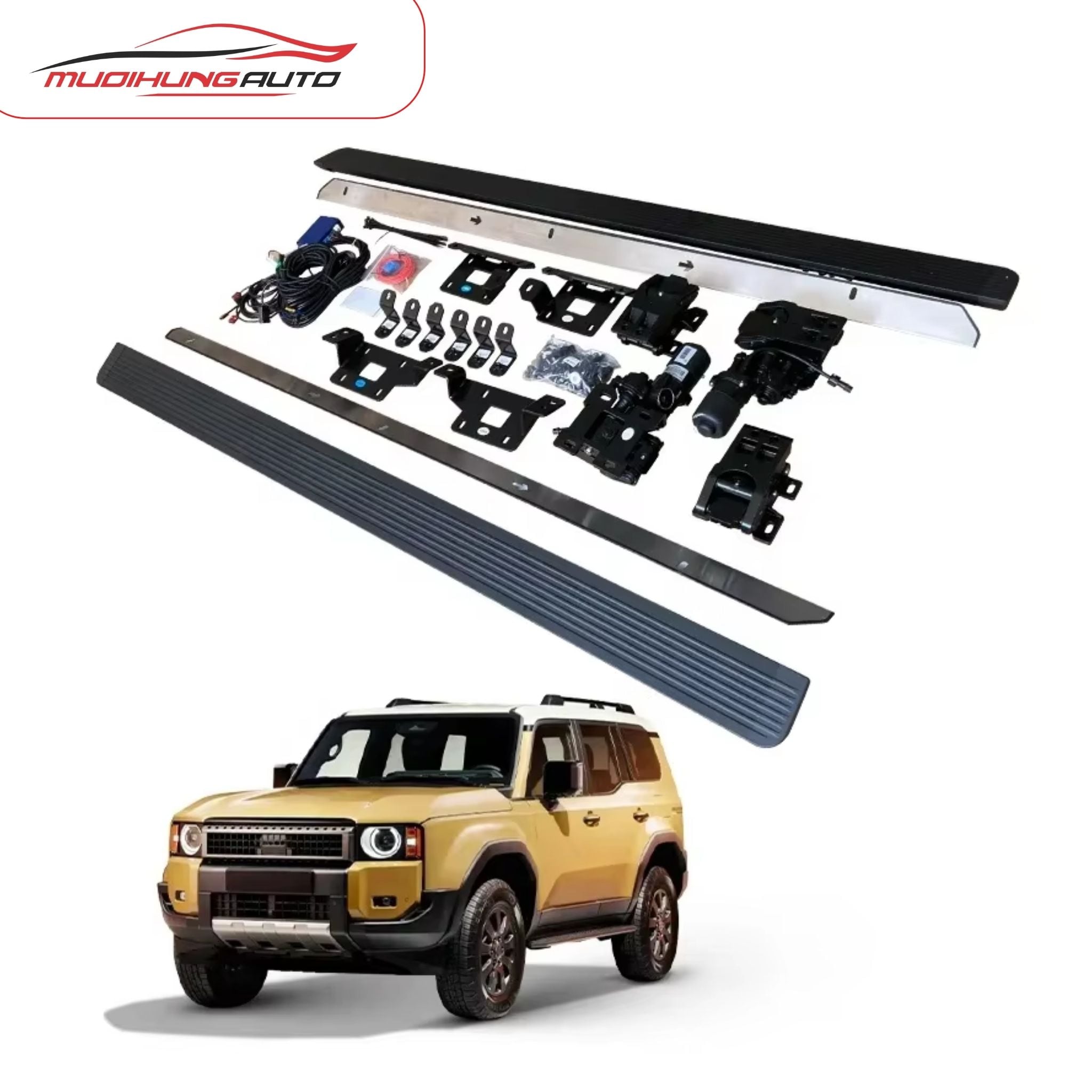 Bậc bước chân điện Toyota Land Crruiser Prado LC250 2025