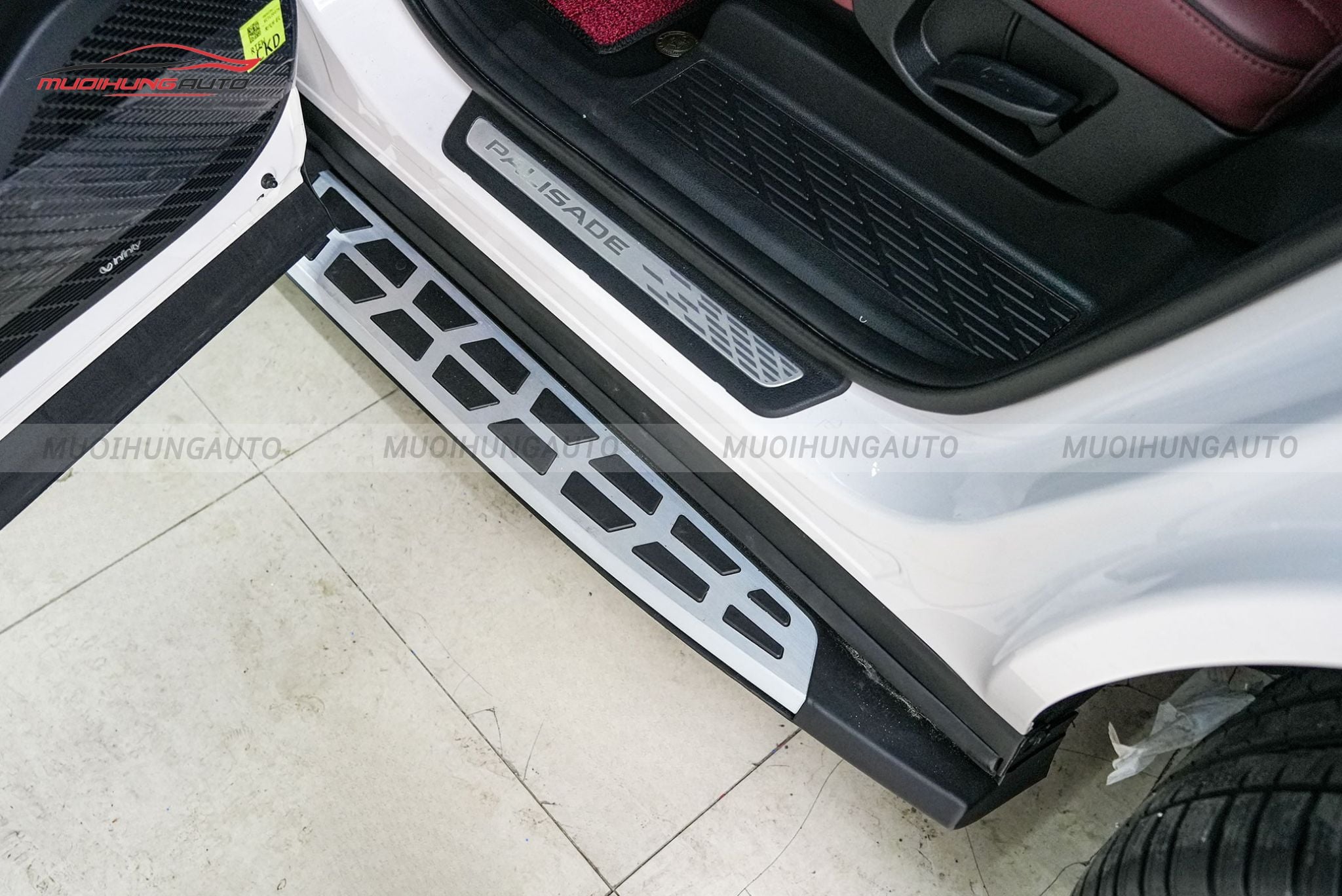 Bậc lên xuống xe Hyundai Palisade 2024