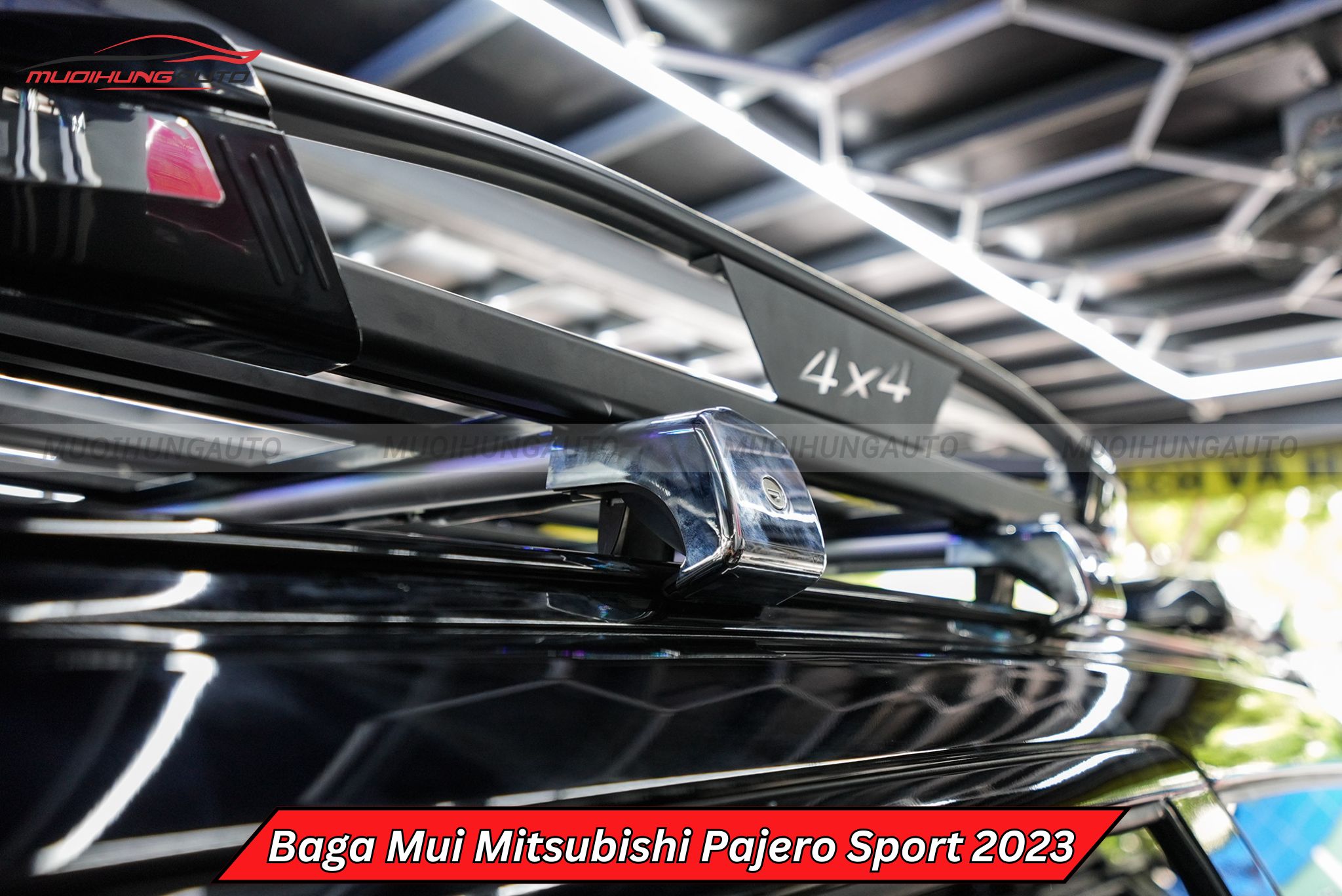 Baga mui cho xe Mitsubishi Pajero Sport 2023