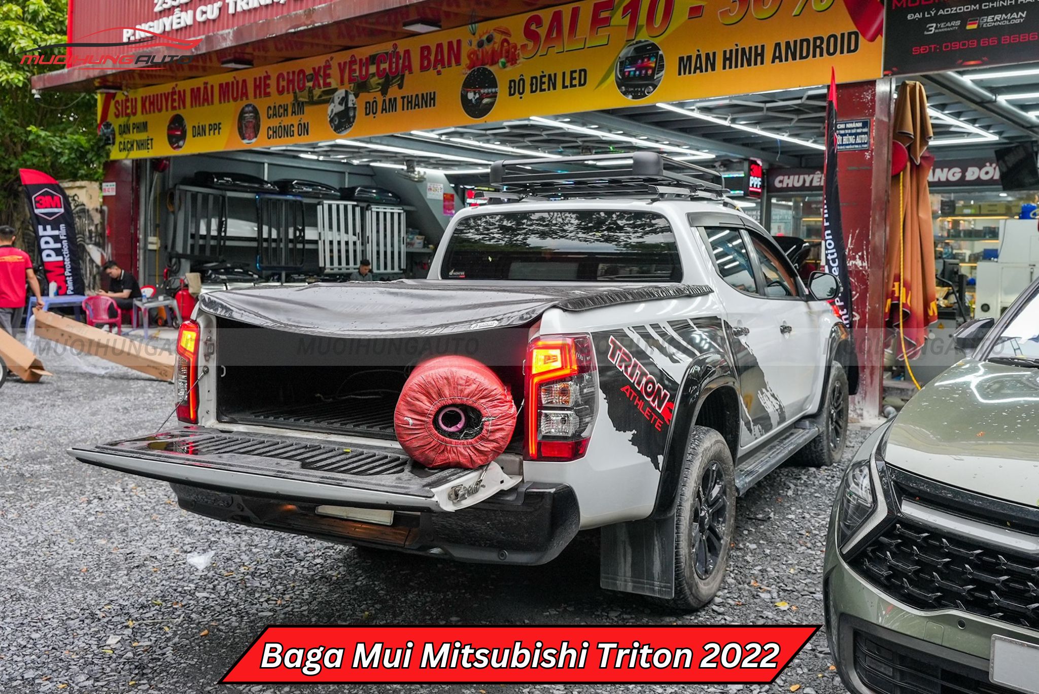 Baga mui cho xe Mitsubishi Triton 2022