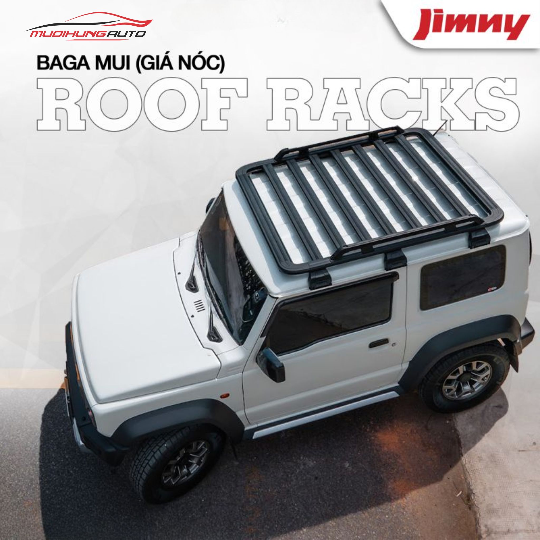 Baga mui Nhôm xe Suzuki Jimny (có tay nắm)
