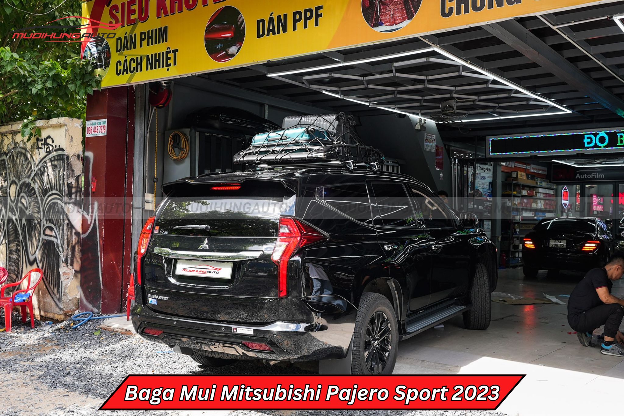 Baga mui ô tô Mitsubishi Pajero Sport 2023