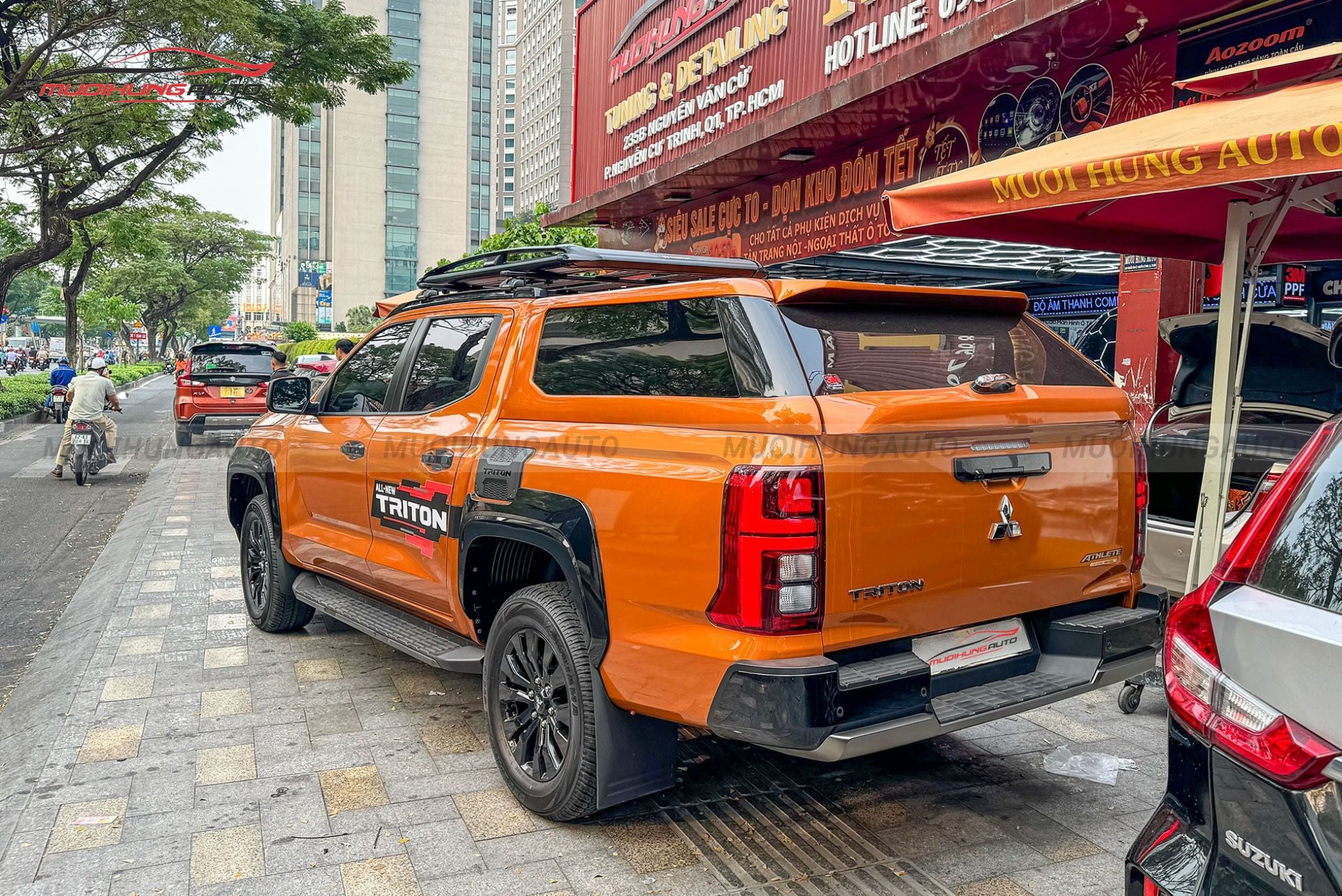 Baga mui vuông Carryboy xe Mitsubishi Triton 2024
