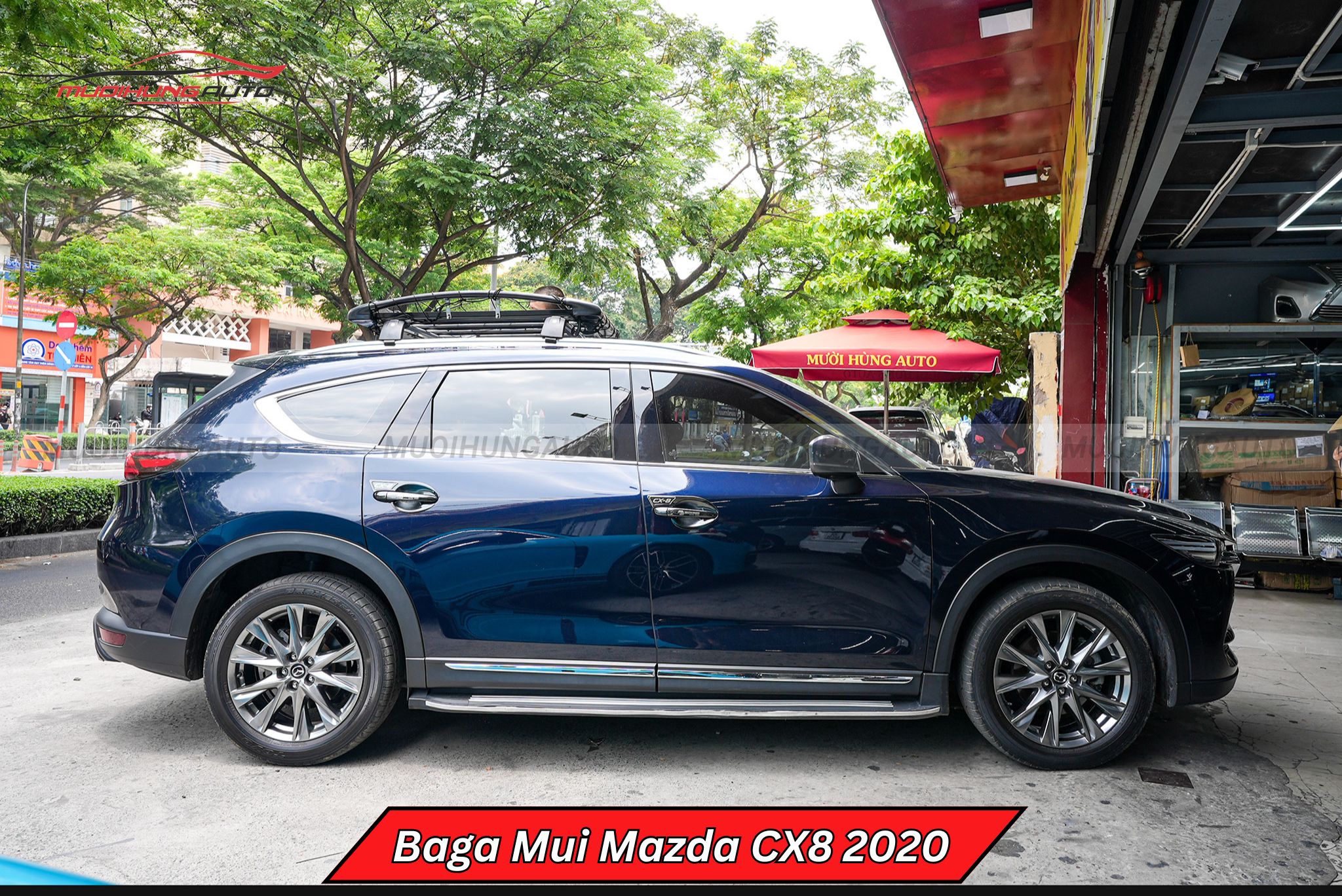 Baga mui vuông xe Mazda CX8 2020