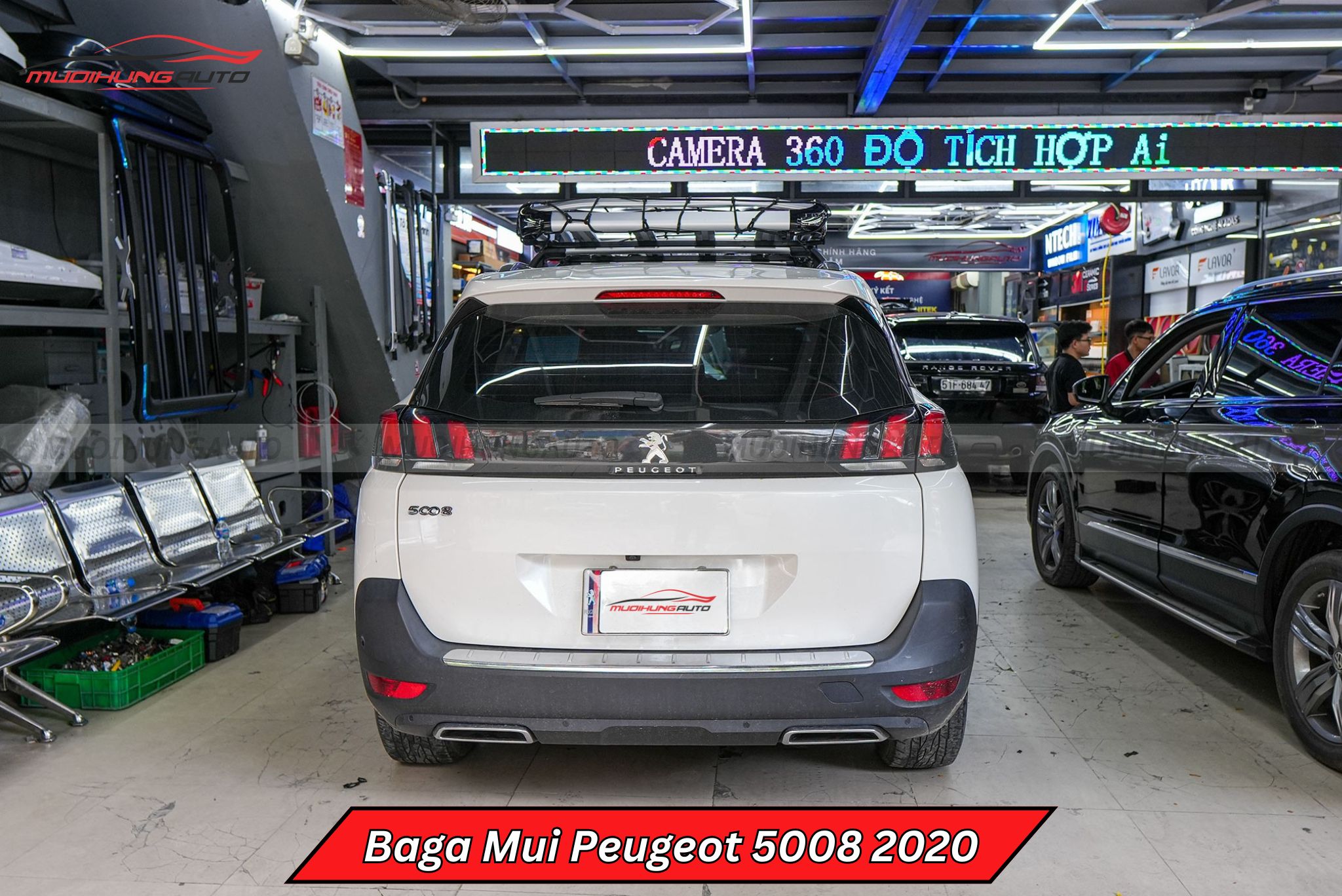 Baga mui vuông xe Peugeot 5008 2020