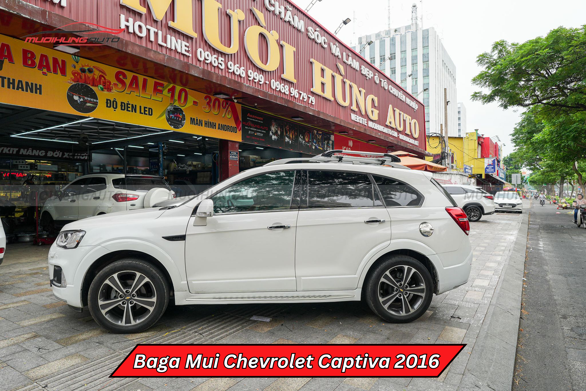 Baga mui xe Chevrolet Captiva 2016