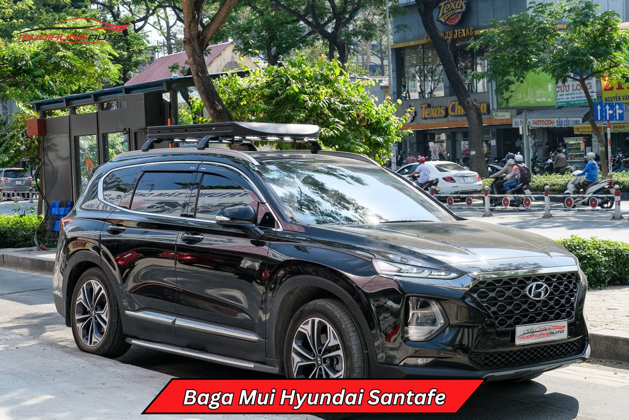 Baga mui xe Hyundai Santafe