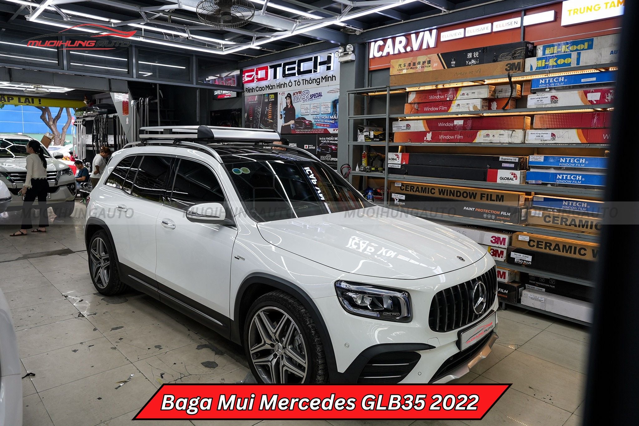 Baga mui xe Mercedes GLB35 2022