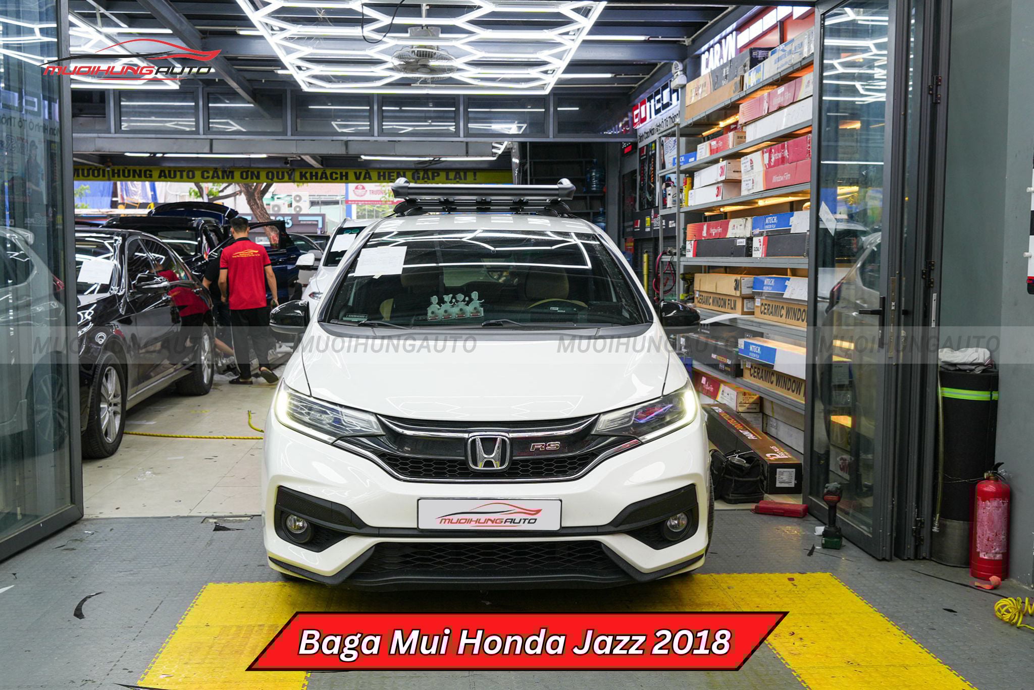 Baga nóc xe Honda Jazz 2018