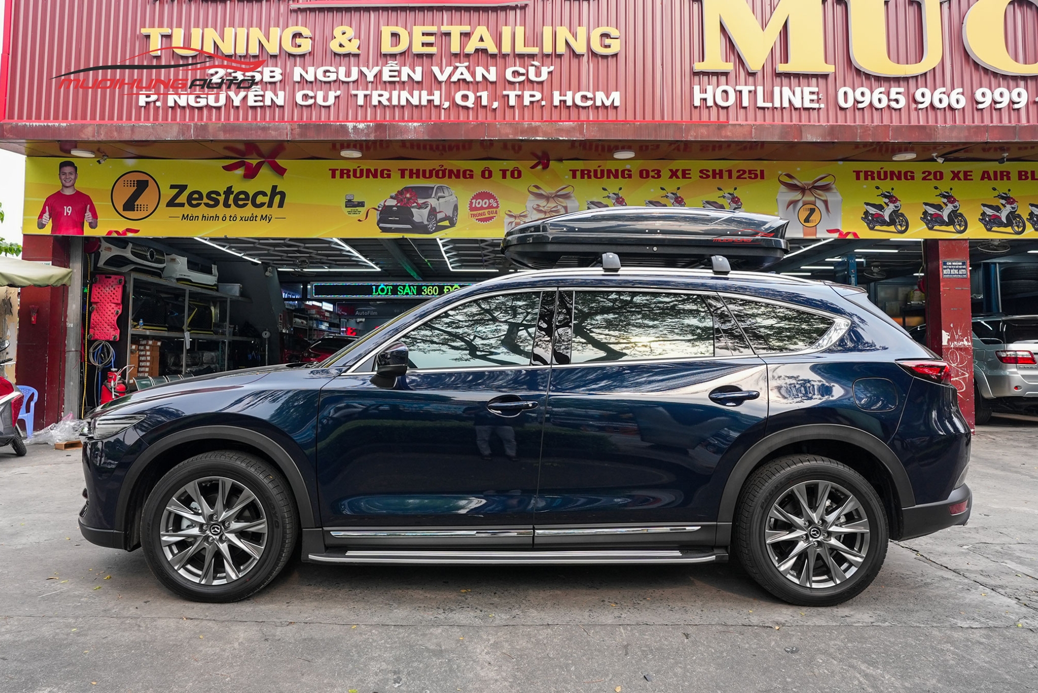 Baga phi thuyền TEK Pro trên Mazda CX8