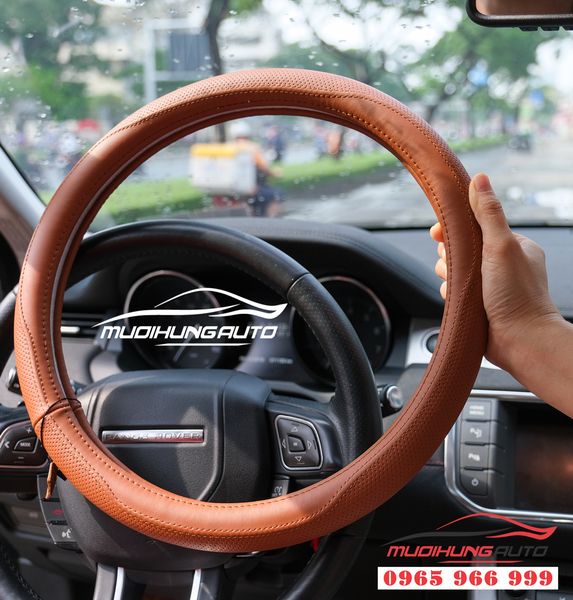 Bao tay vô lăng ô tô da bò cao cấp mã 48 01