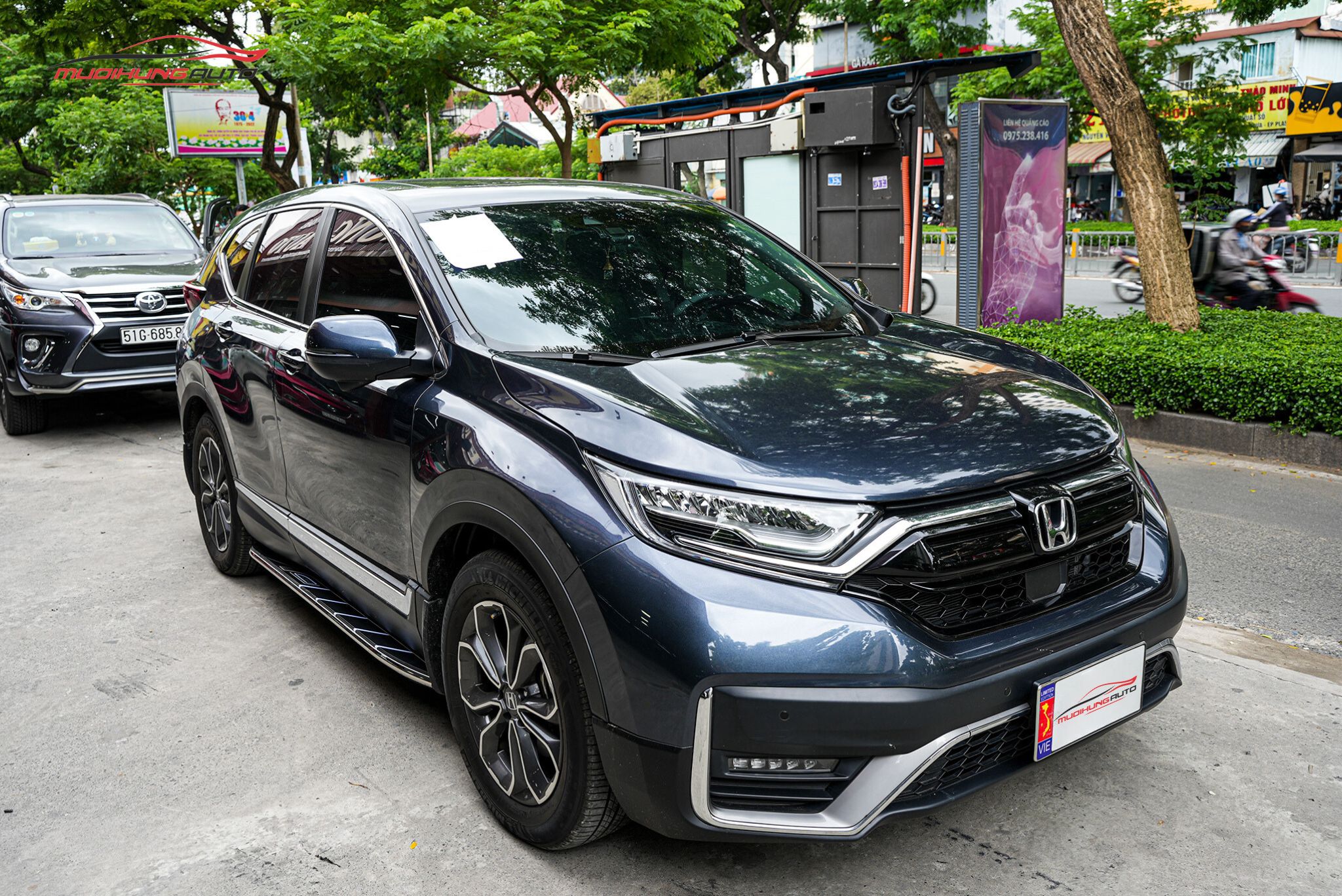 Bệ bước chân Honda CRV 2020