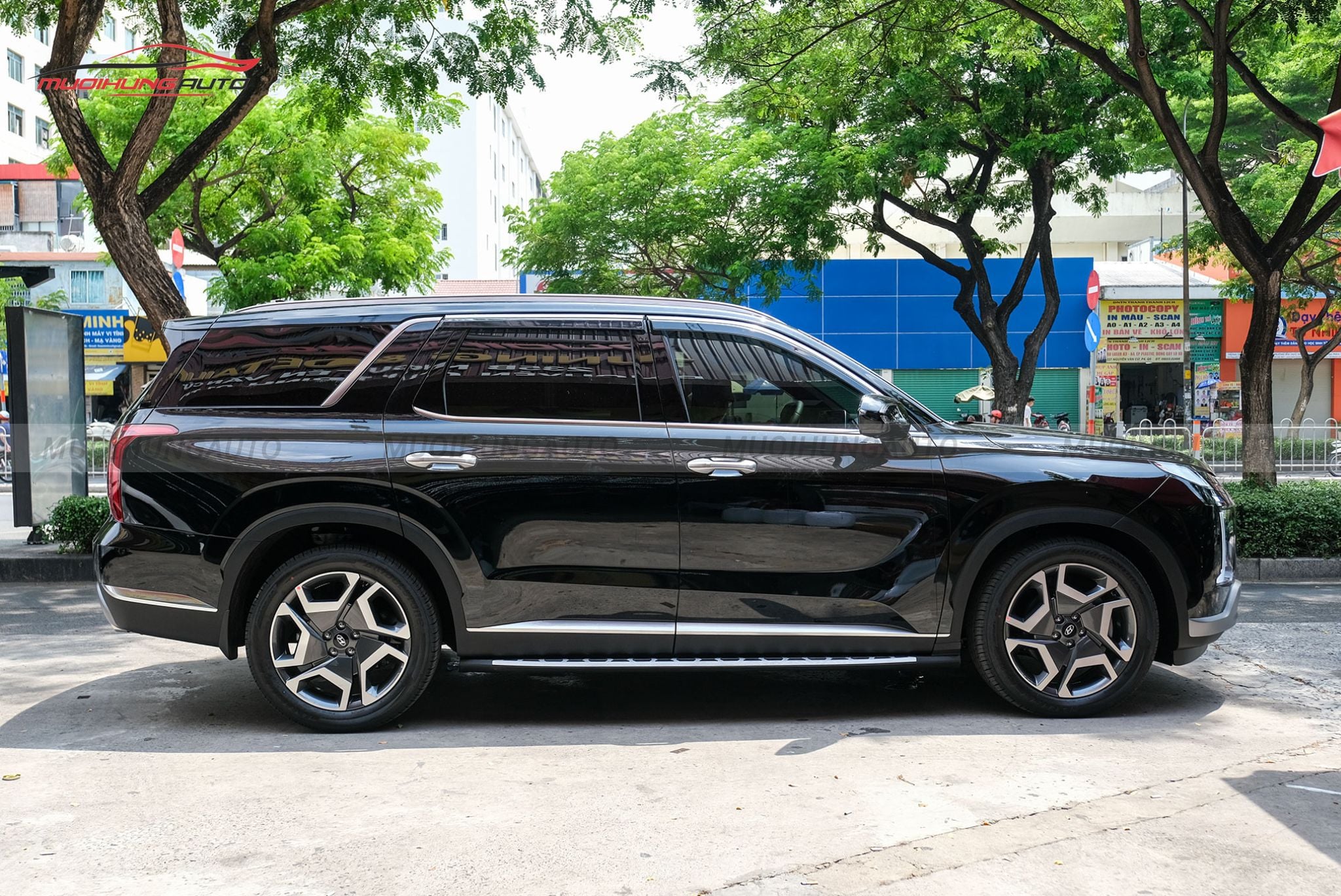 Bệ bước chân Hyundai Palisade 2024