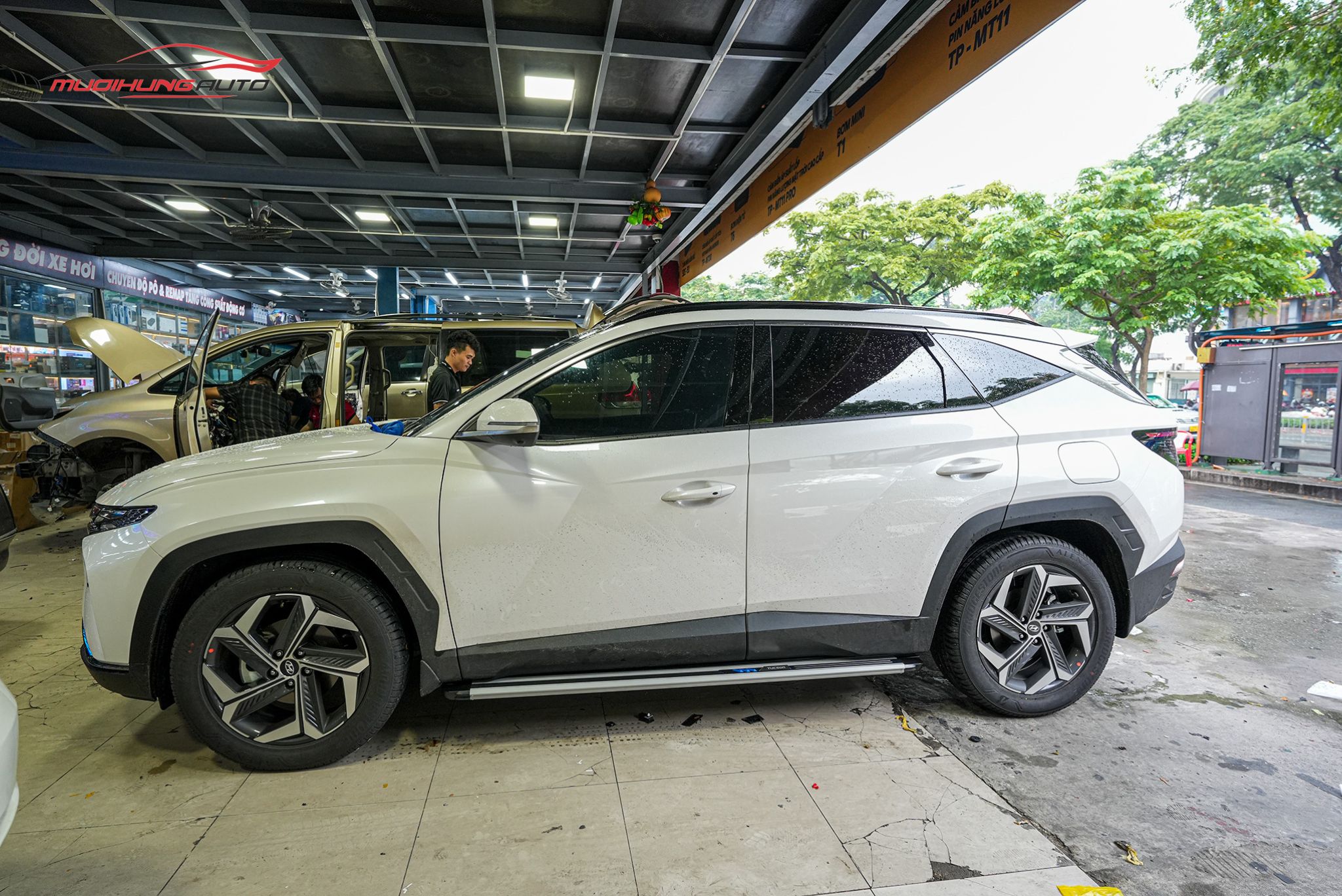 Bệ bước chân Hyundai Tucson 2019
